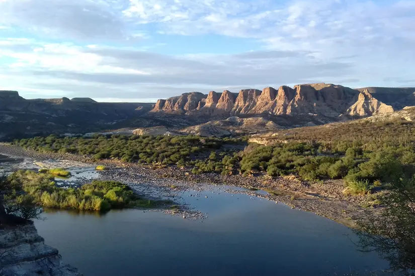 El oasis de La Purísima. Foto: Modesto Peralta Delgado.