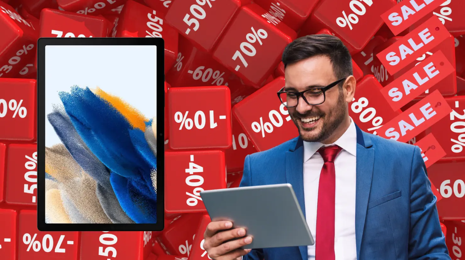 Liverpool tiene esta tablet Samsung Galaxy con más de 2 mil pesos de descuento. Foto: Canva.