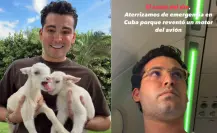 Tiktoker yucateco estaba en el vuelo que aterrizó por falla del motor en Cuba, esta fue su experiencia