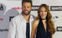 Captamos a Nicola Porcella muy cariñoso con guapa actriz