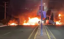 Noche violenta en Sinaloa: reportan diversos bloqueos, enfrentamientos e incendios en 3 municipios