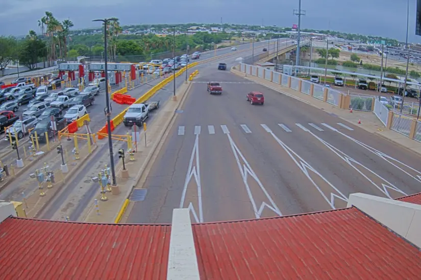 El tiempo es de más de una hora en el puente Juárez - Lincoln | Foto: cámaras