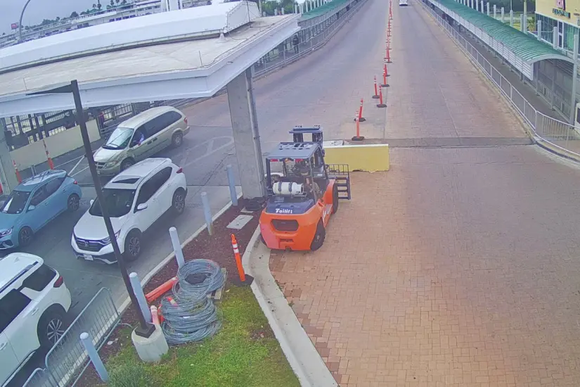 Poca fila en el puente Las Américas | Foto: cámaras