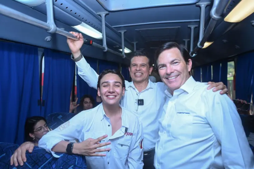 Abraham Gattás Rodríguez, Eduardo Gattás Báez y Abelardo Osuna Morales | Foto: FB