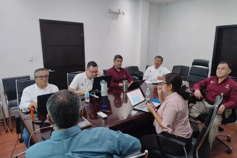 Reunión de trabajo del Comité Estatal de Seguridad en Salud. Foto: Secretaría de Salud de Tamaulipas