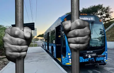 Un sujeto pasará 2 años en prisión por dañar una unidad del Va y Ven en Mérida