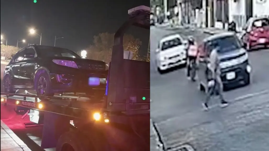 La SSP asegura auto que no respetó el paso peatonal al sur de Mérida