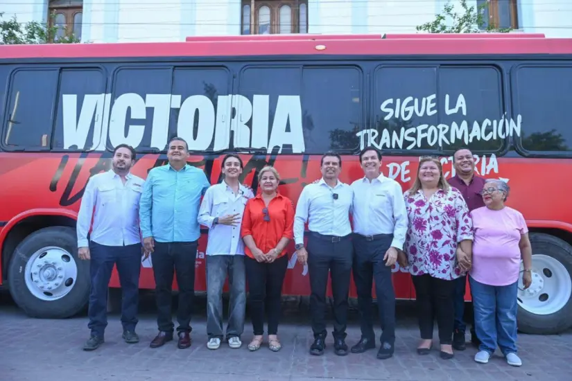 Reciben unidad de transporte escolar a beneficio de estudiantes de Victoria | Foto: FB