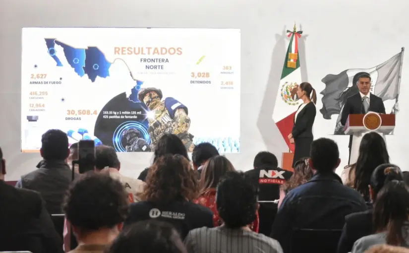 Claudia Sheinbaum y Omar García Harfuch. Foto: Enrique Pérez Huerta