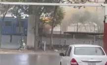 VIDEO | Momento exacto de incendio en Tren Ligero La Noria en CDMX