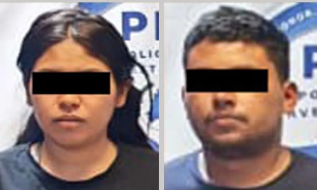 El detenido fue ubicado en una camioneta robada junto con una mujer; se les halló presunta droga. Imagen: Secretaría de Seguridad