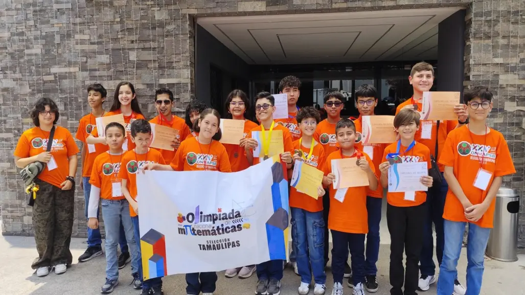 ¡Orgullo tamaulipeco! Alumnos ganan 11 medallas en Olimpiada Nacional de Matemáticas 2025