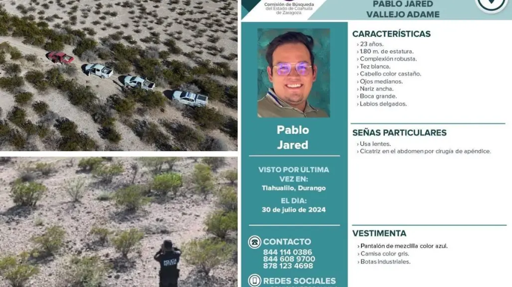 ¿Dónde está Pablo Jared? Madre exige respuestas a 9 meses desaparecido