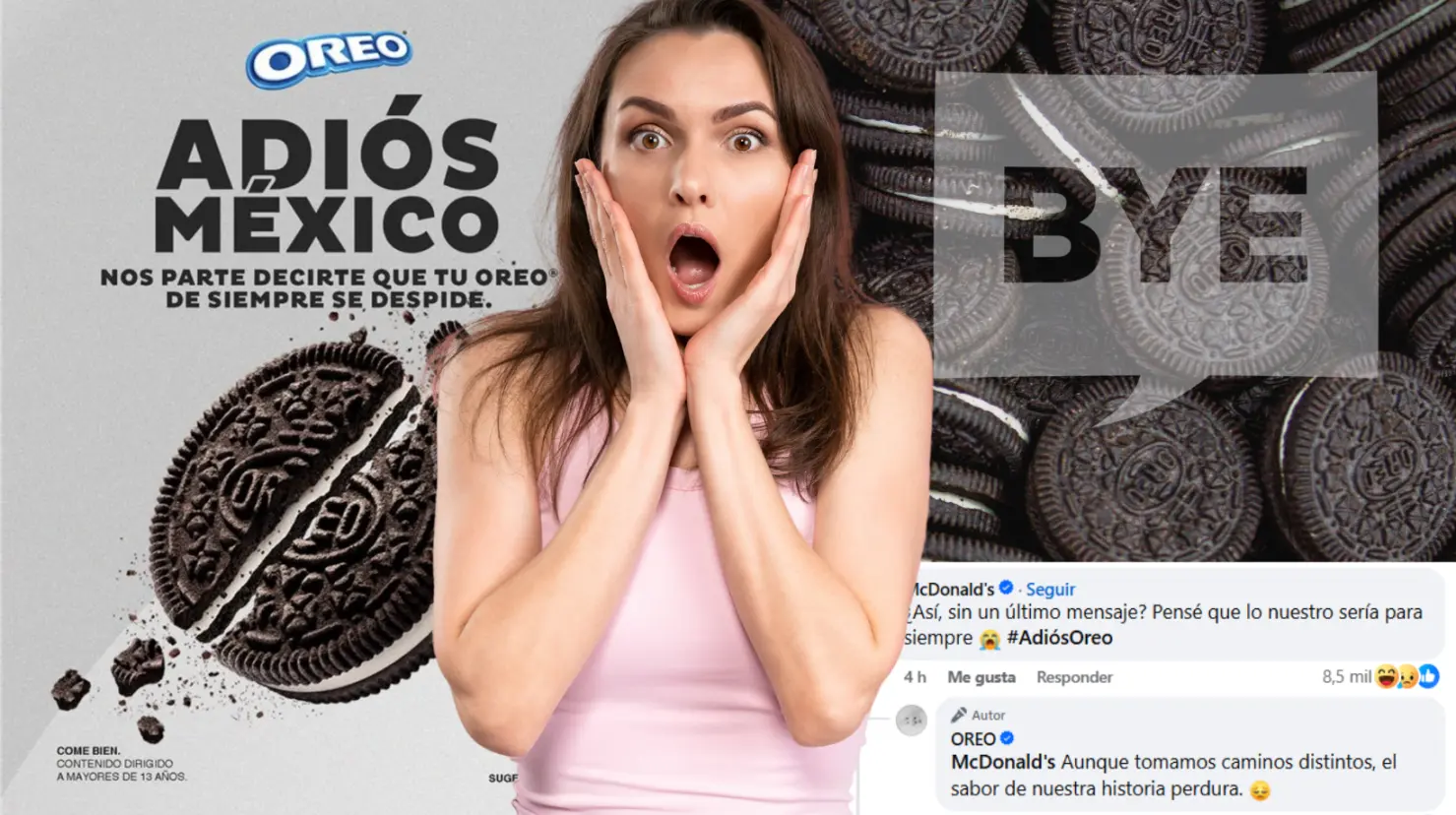 ¿Adiós Oreo? La marca de galletas se despide de México. Foto: Canva | Facebook - Oreo.