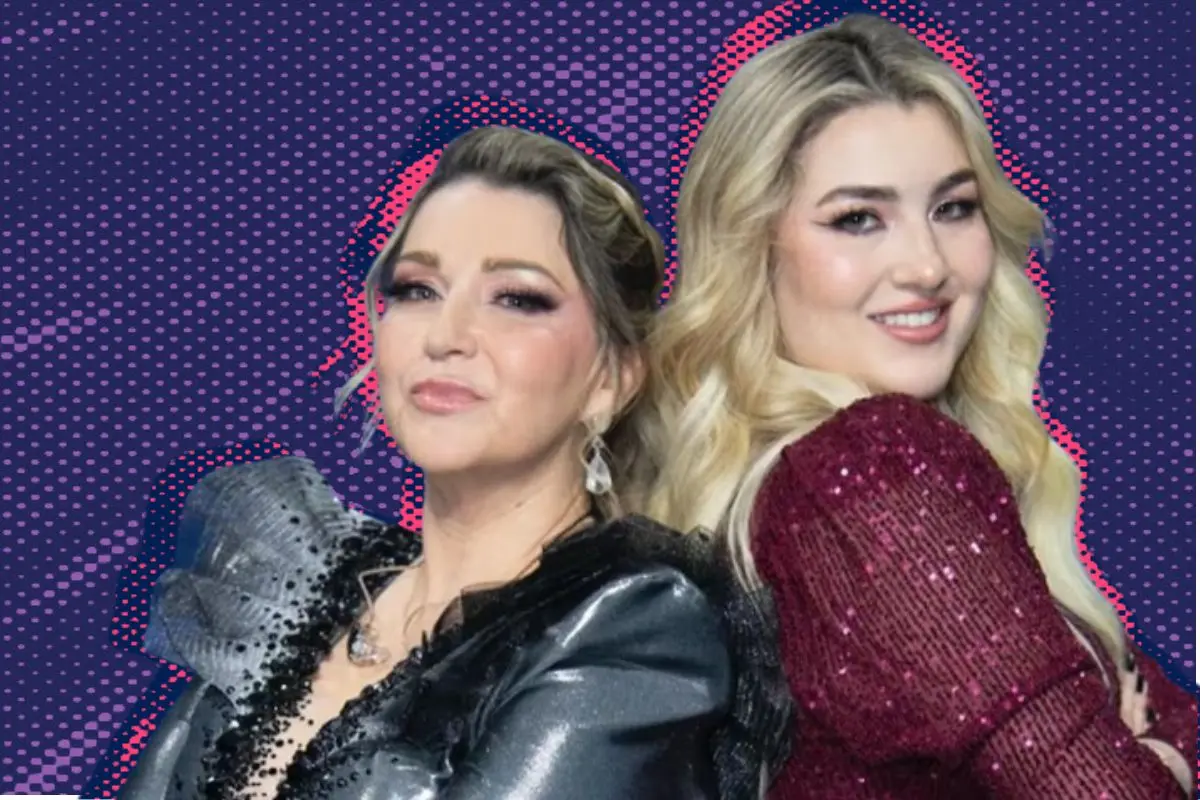 Alicia Villarreal fue apoyada por su hija Melenie Carmona cuando brindo un mensaje de apoyo tras el derrumbe del escenario GAM. FOTO: CANVA/IG: @oficialzonamx