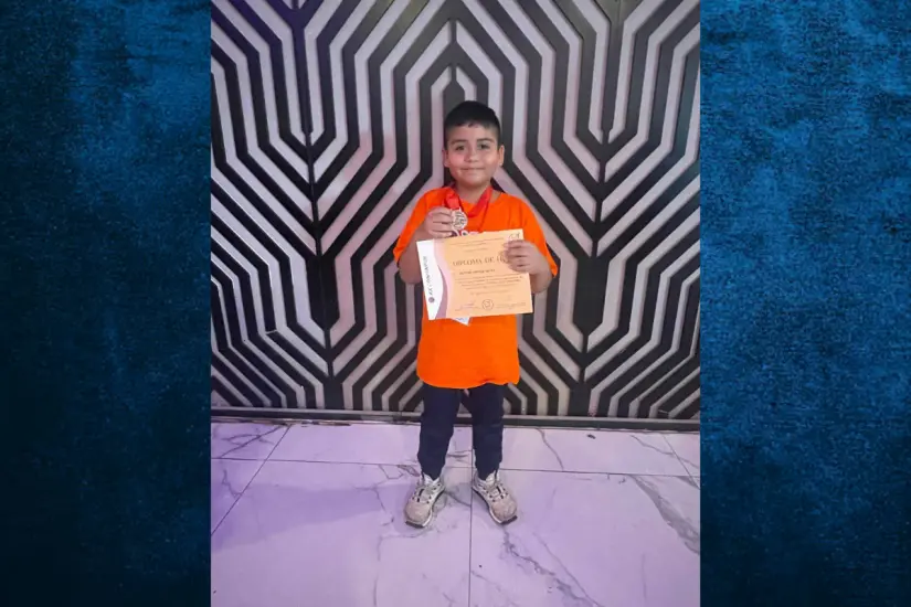 Néstor Ortega Reyes, Primaria Lázaro Cárdenas del Río. Foto: Facebook Onmaps en Tamaulipas