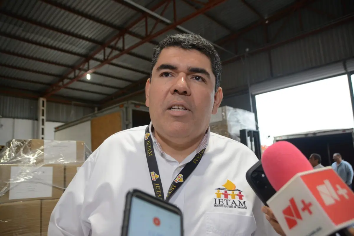 El encargado de explicar este proceso fue el consejero presidente del Instituto Electoral de Tamaulipas, Juan José Ramos Charre. Foto: IETAM