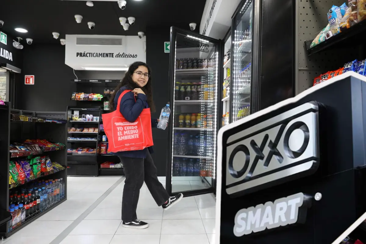 Oxxo Smart se inauguró en 2023 al interior del Tec Monterrey, campus Monterrey, siendo pionera en su tipo/Foto: POSTA