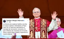 Papa León XIV, Esteban Villegas celebra la elección del nuevo pontífice