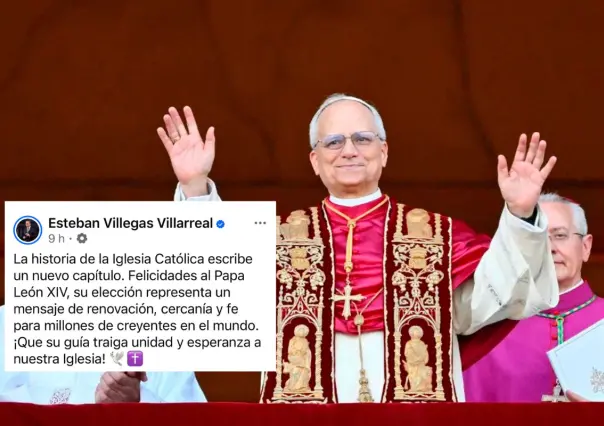 Celebra Esteban Villegas elección del papa León XIV, nuevo pontífice de la iglesia católica