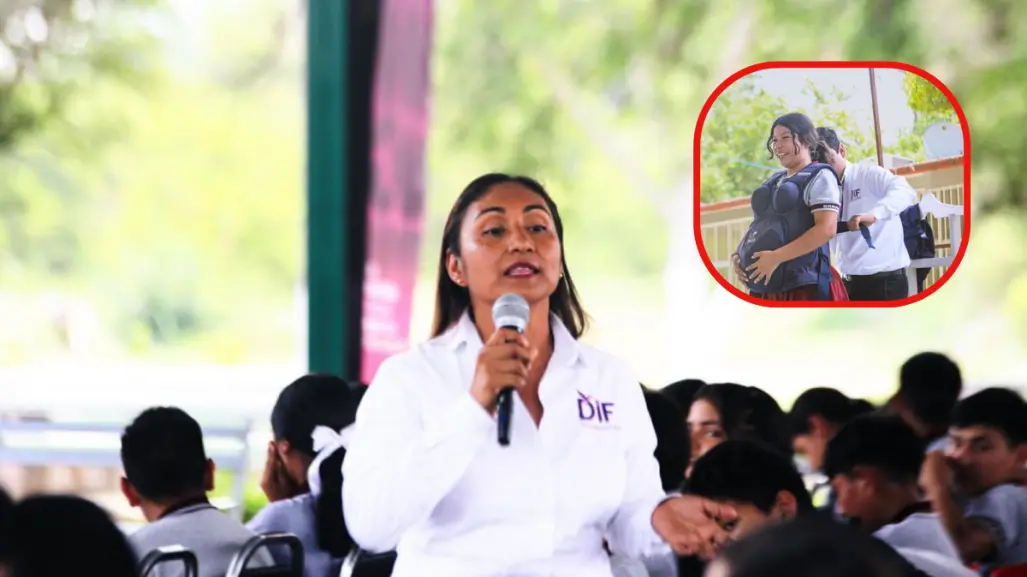 INJUVE Tamaulipas promueve campaña Piénsalo Dos Veces en El Barretal, Tamaulipas