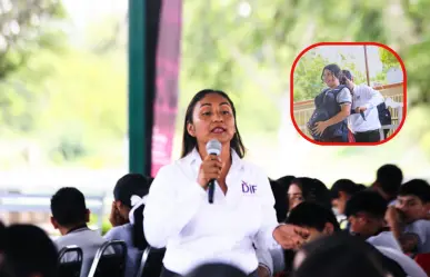 INJUVE Tamaulipas promueve campaña Piénsalo Dos Veces en El Barretal, Tamaulipas
