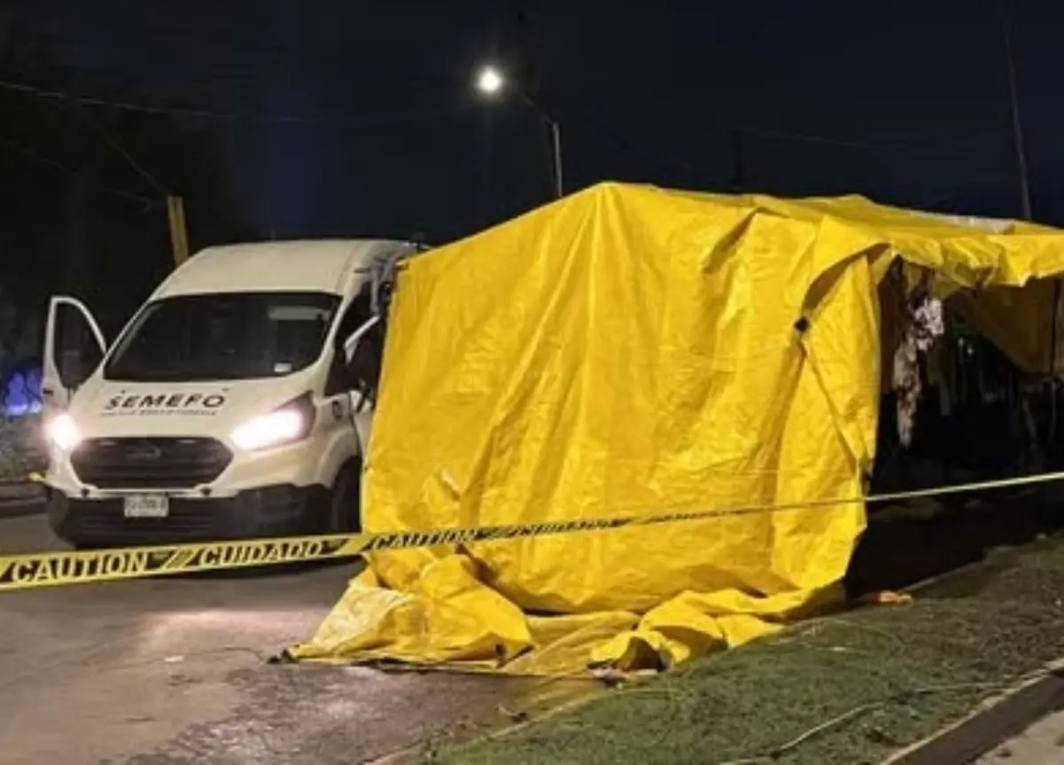El incidente ocurrió en la colonia Villa de los Ayala, tras una intensa lluvia que provocó varios encharcamientos en la zona. Foto: Cortesía.