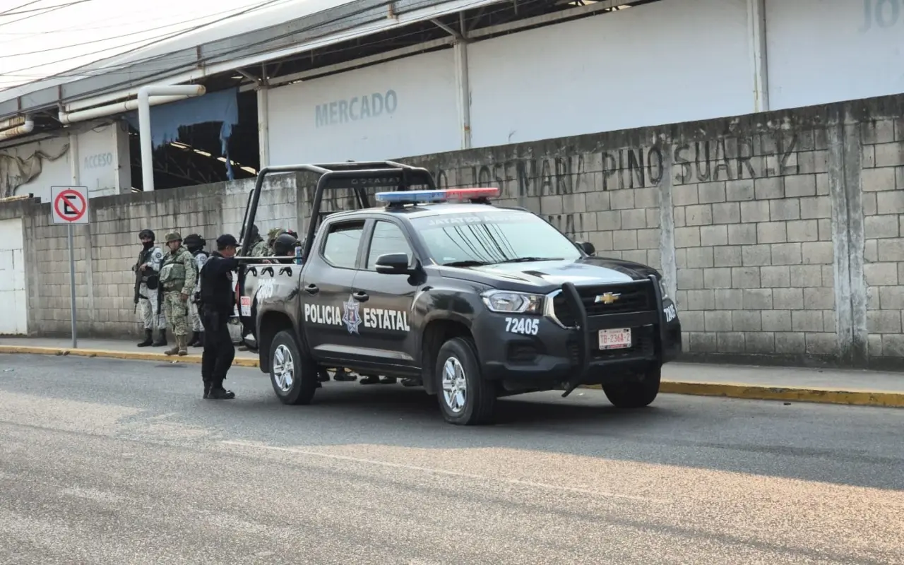 Policías del estado de Tabasco Foto: Armando de la Rosa