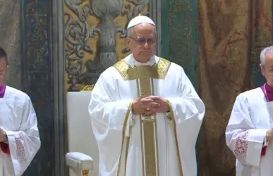 Papa León XIV celebra su primer misa en la Capilla Sixtina de El Vaticano
