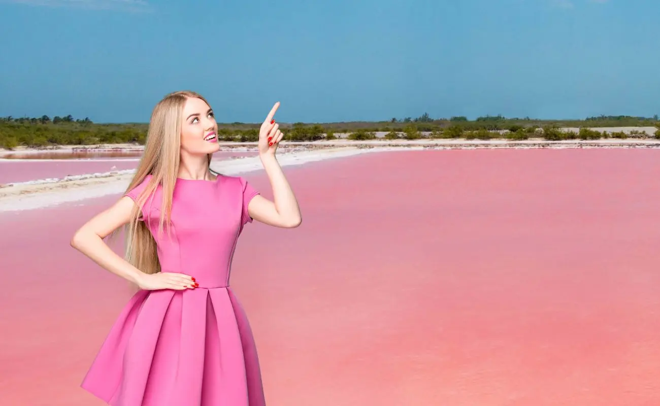 ¿Qué es la Salinera de Xtampú y por qué es rosada? Foto: Yucatán Travel | Canva