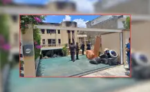 Incendio en colonia de Mérida: bomberos logran rescatar a dos personas