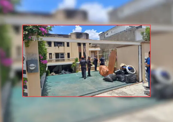 Incendio en colonia de Mérida: bomberos logran rescatar a dos personas
