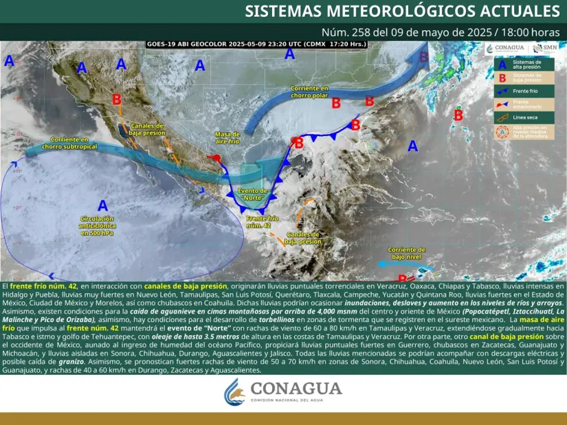 Foto: Servicio Meteorológico Nacional.