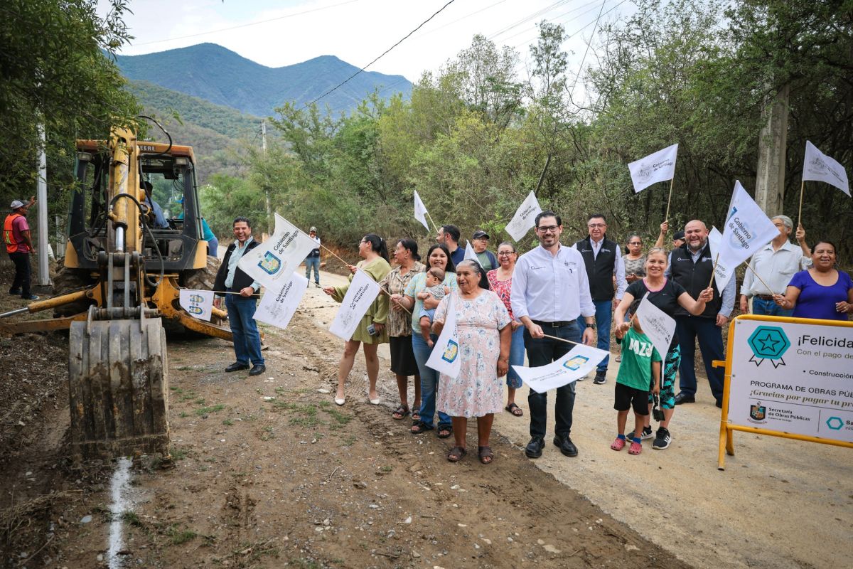 David de la Peña impulsa nuevas obras de vialidad en Santiago