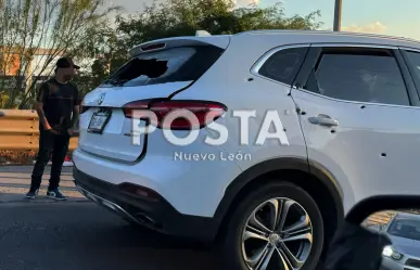 Hombre resulta herido tras ataque con arma de fuego en vía principal de Monterrey