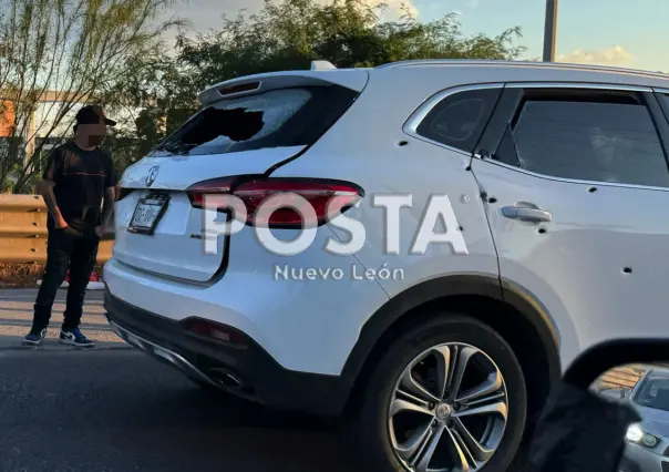 Hombre resulta herido tras ataque con arma de fuego en vía principal de Monterrey