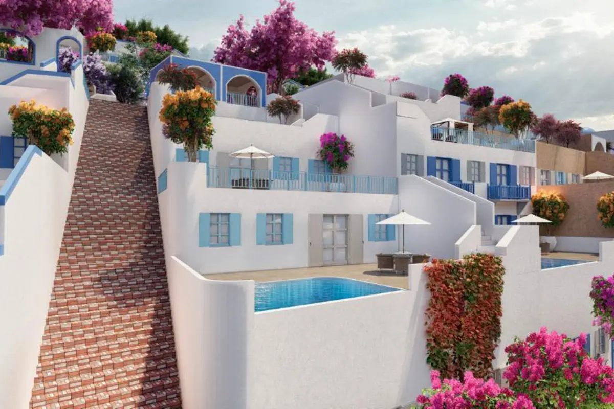 Rincón Santorini en Morelos. Foto: @DimeNewsMx | Canva