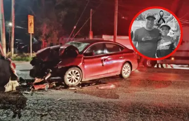 Padre e hijo mueren al regresar de partido de béisbol en Linares 
