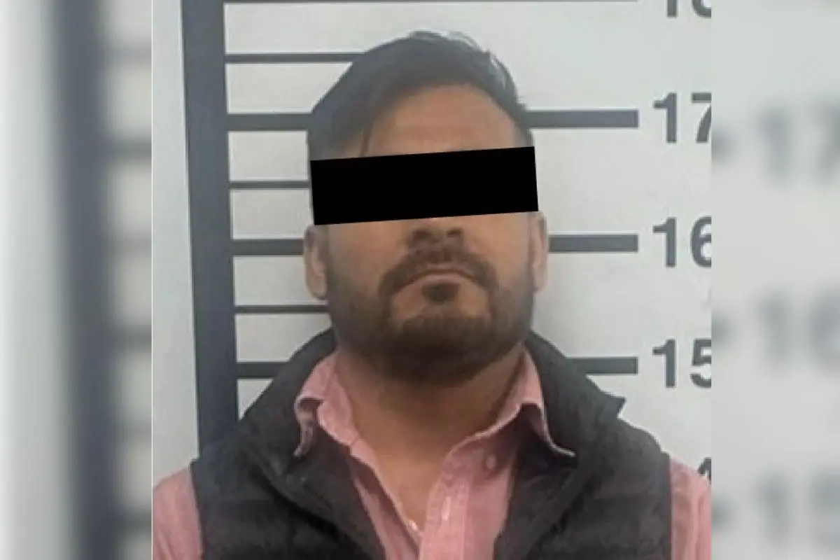 El sujeto fue identificado como Baldomero “N”, de 36 años Foto: Policía de Santiago