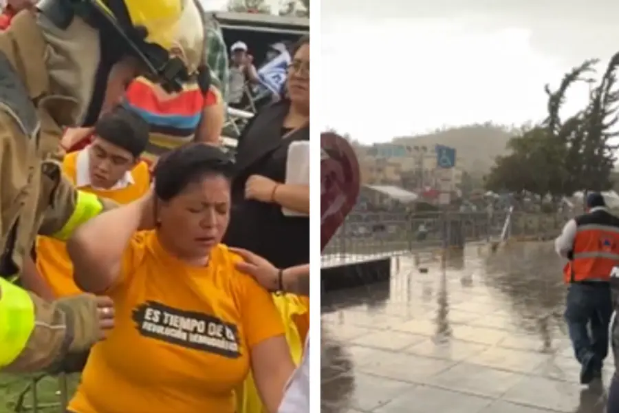 Se repite la historia: caída de estructura metálica en GAM revive tragedia en evento del Edomex