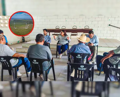Ejidatarios de Llera reciben apoyo jurídico para solucionar conflicto con parque eólico tres mesas