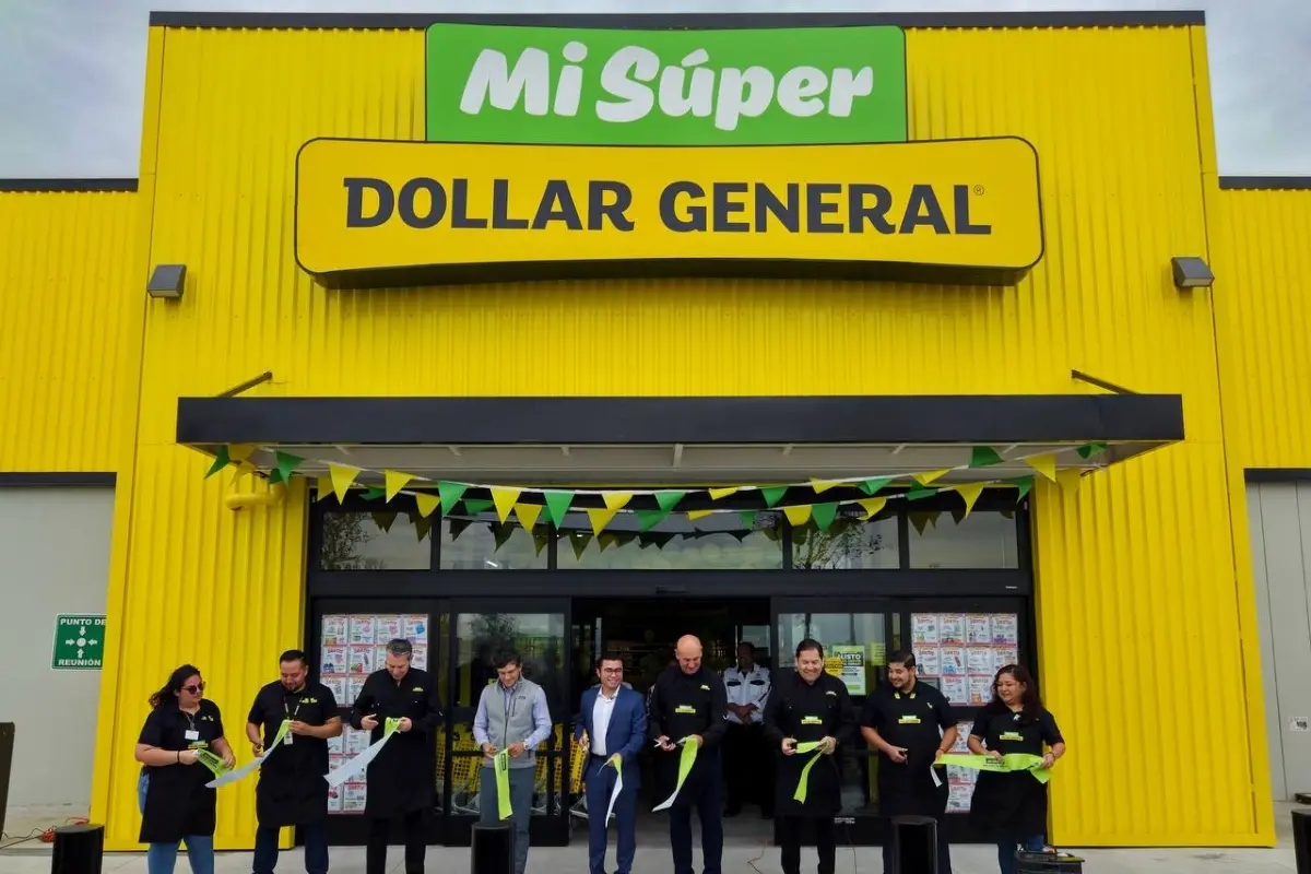 Corte de listón de Mi Super Dollar General en Juárez. Foto: Gobierno de Juárez
