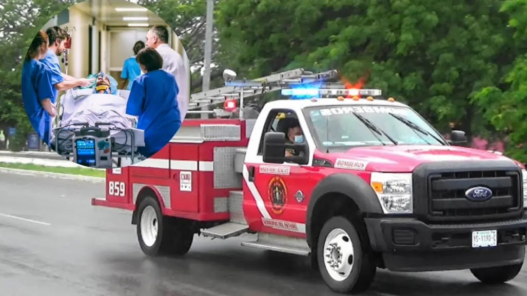 Policía que rescató a dos mujeres de incendio en la colonia México termina hospitalizado