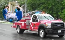 Policía que rescató a dos mujeres de incendio en la colonia México termina hospitalizado