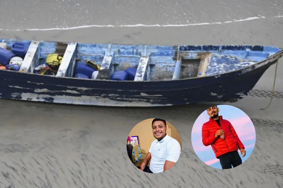 Los dos pescadores mexicanos no cuentan con antecedentes criminales, buscaban llegar a EU. Foto: Captura / Facebook / Canva
