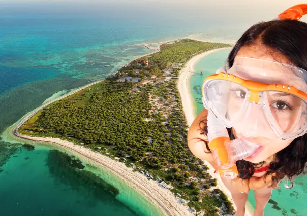 Esta es la isla de Yucatán perfecta para practicar snorkel y buceo