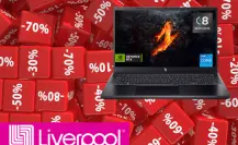 Liverpool tiene esta laptop gamer con el 45% de descuento