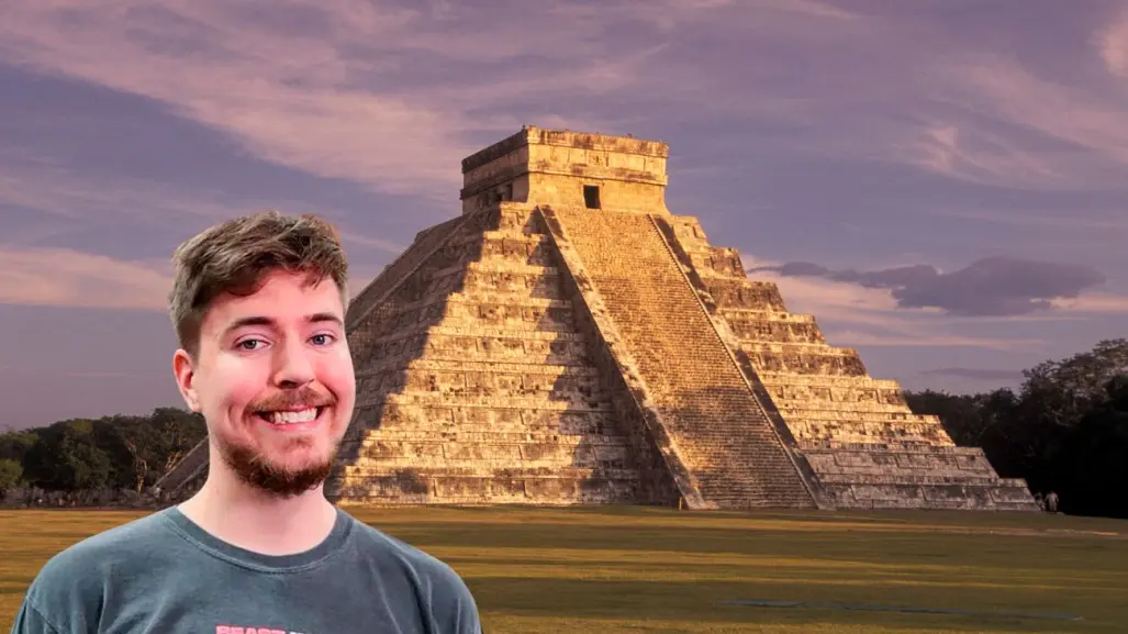 Youtuber MrBeast publica video explorando templos mayas en Yucatán