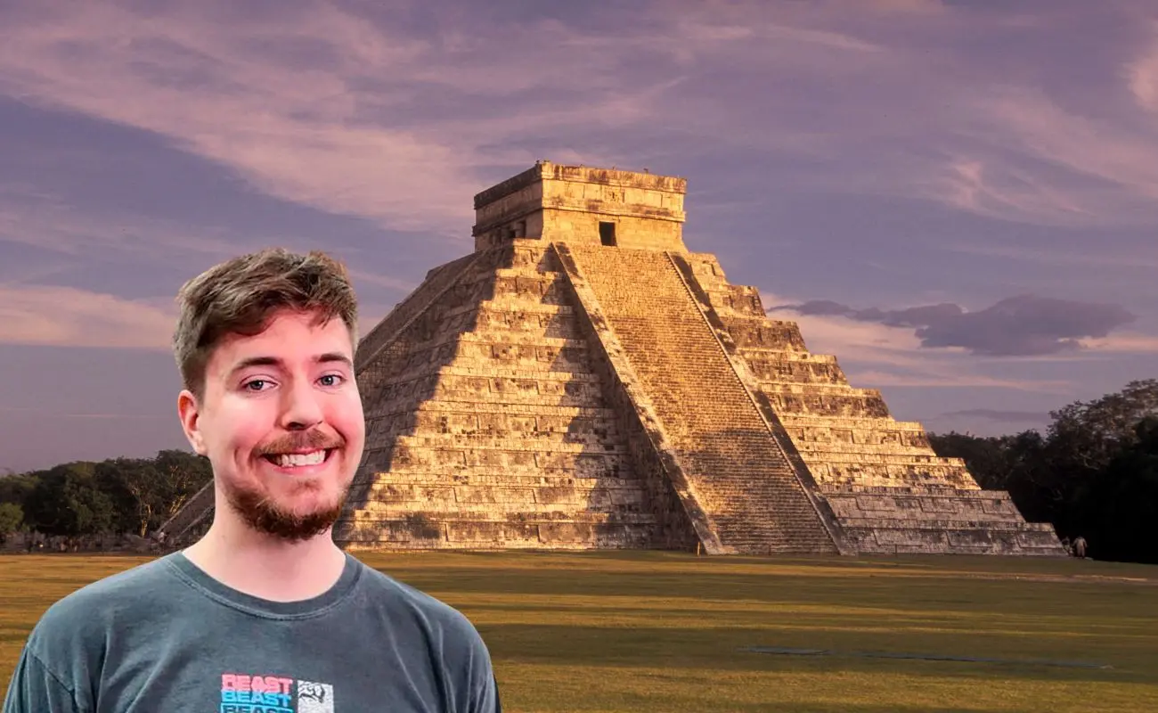 ¿Qué hallazgos sorprendentes realizó MrBeast en los templos mayas? Foto: Canva | @MrBeast