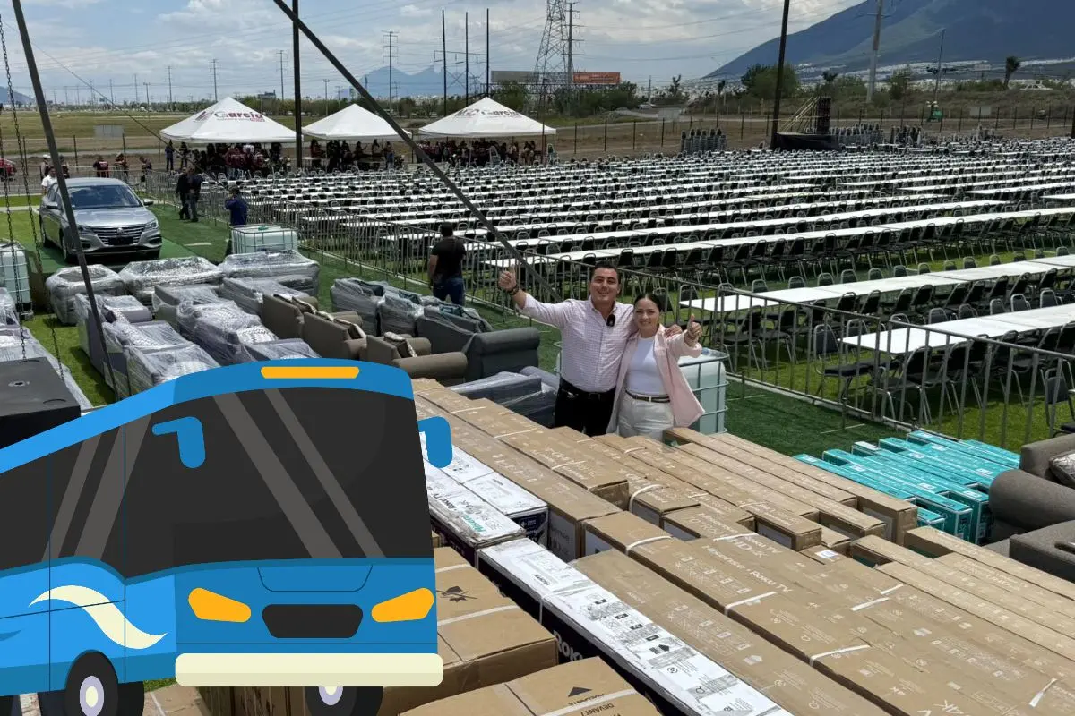 El municipio de García, Nuevo León, anunció un operativo especial de movilidad para facilitar la asistencia al “Súper Mamá Fest”. Foto: Manuel Guerra Cavazos / CANVA
